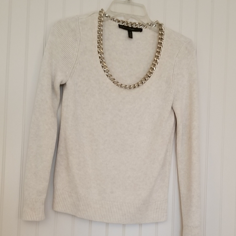 White House Black Market xs ivory sweater